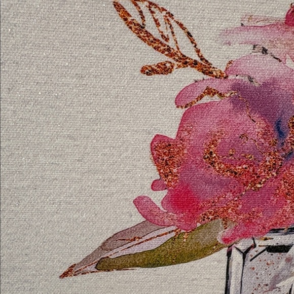 Fashion art  framed art canvas/fashion books cc bottle/flowers/wine gold frame - Picture 5 of 9